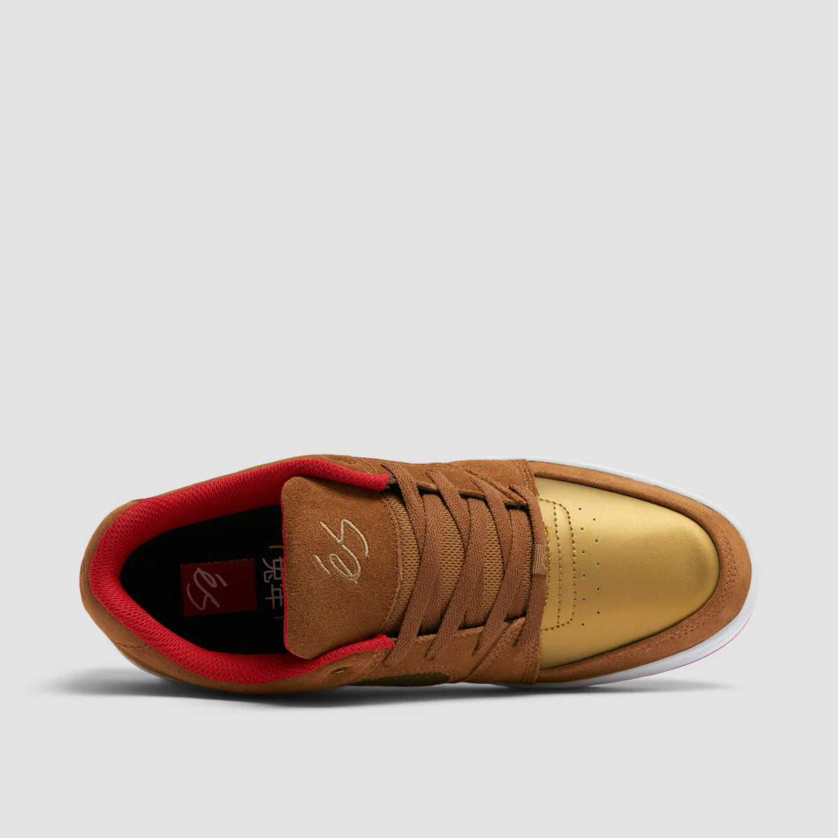 eS Accel Slim Shoes - Brown/Bling/Bling - Image 4